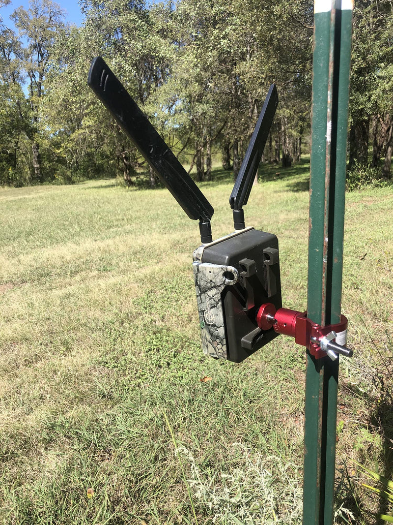 [AUSTRALIA] - Slow Glow Maverick T-Post Camera Mount for Trail Cameras and Solar Panels 360° Adjustable Ball Head for the Perfect Angle 