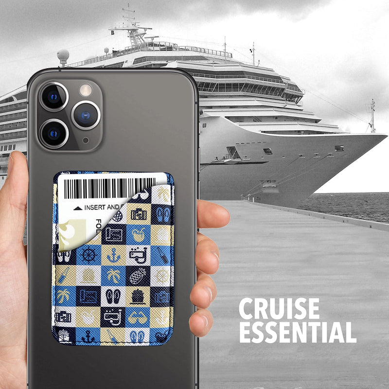 Cruise Card Holder Phone Pouch Wallet for Ship ID Key Cards - Cruise Line Essential for all Cruise Lines in 2024 & 2025