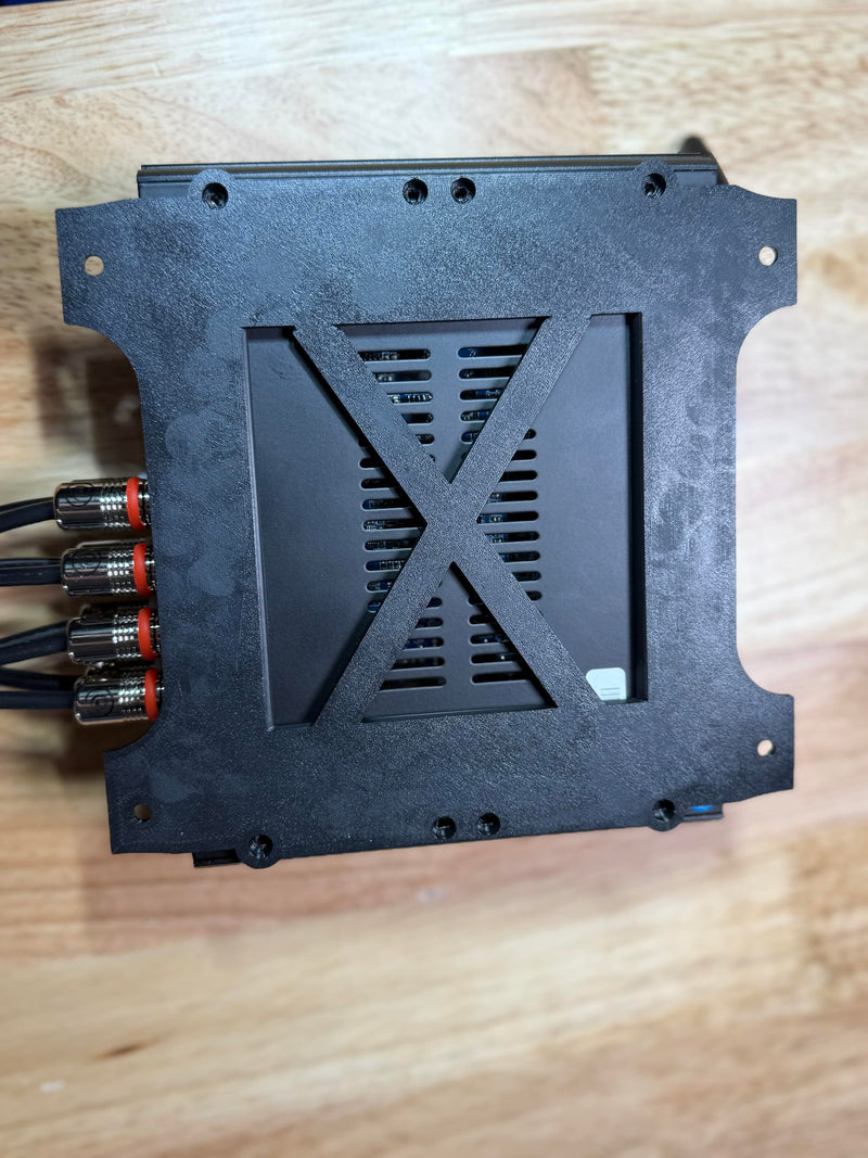 Flush Mount Bracket for Down4Sound 612+ DSP and 68+ - Custom Car Audio Processor Mounting Solution, Heat Resistant ASA, Professional Amp Rack Install