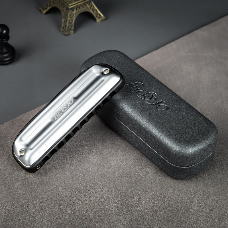 [AUSTRALIA] - East top Lucky 10 Harmonica, Professional 10 Holes Mouth Organ For All Levels Adults, Professionals and Players 