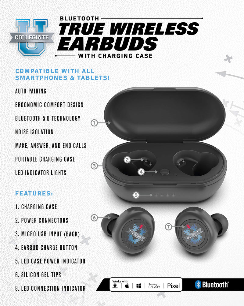 SOAR NCAA Unisex True Wireless Earbuds V.2 Florida State Seminoles One Size Team Color