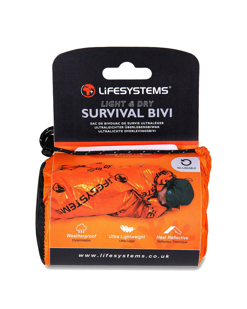 [AUSTRALIA] - Lifesystems Heatshield Emergency Thermal Bag for Hiking, Mountaineering and Outdoor Survival Single 