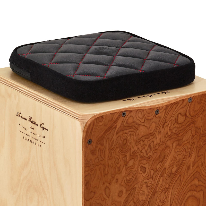 [AUSTRALIA] - Deluxe Cajon Seat for Any Size with Thick Padding & No Adhesive Required Black 