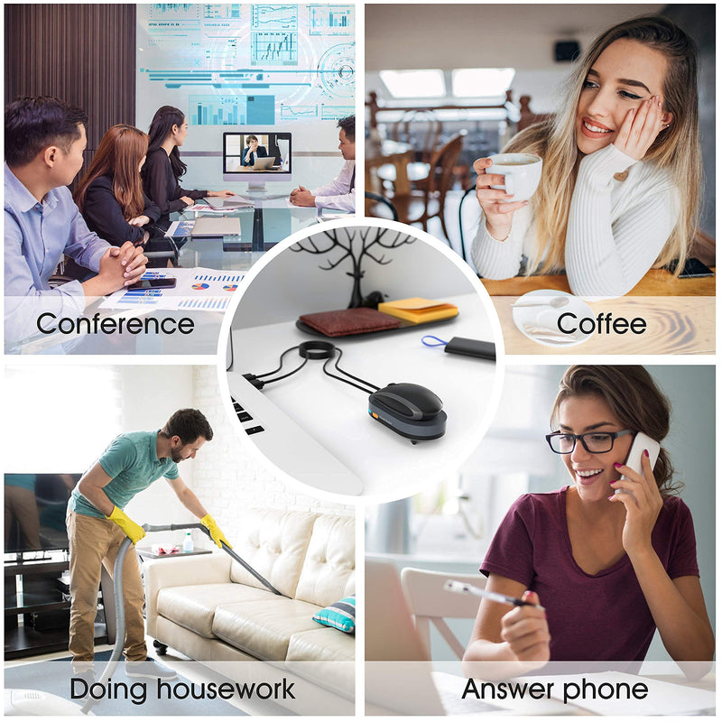 HONKID Undetectable Mouse Mover Jiggler with ON/Off Switch and USB Port Drive-Free,Simulate Physical Automatically Mouse Movement,Prevent Computer Laptop Inactive/Lockdown
