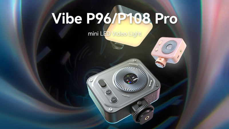 SmallRig RM120 RGB LED Video Light Panel, 7W Portable Metal Camera Light P108 Pro