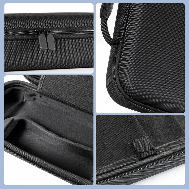 CoBak Hard Carrying Shell Case for PlayStation Portal Remote Player -with Screen Protective Cover, Accessories Storage Bag & Hard Shell for Ultimate Protection. Black