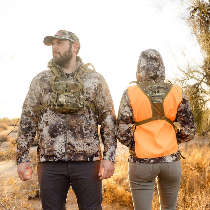 Boundless Performance Binocular Harness Chest Pack - Our Bino harness case is great for hunting, hiking, and shooting Multi