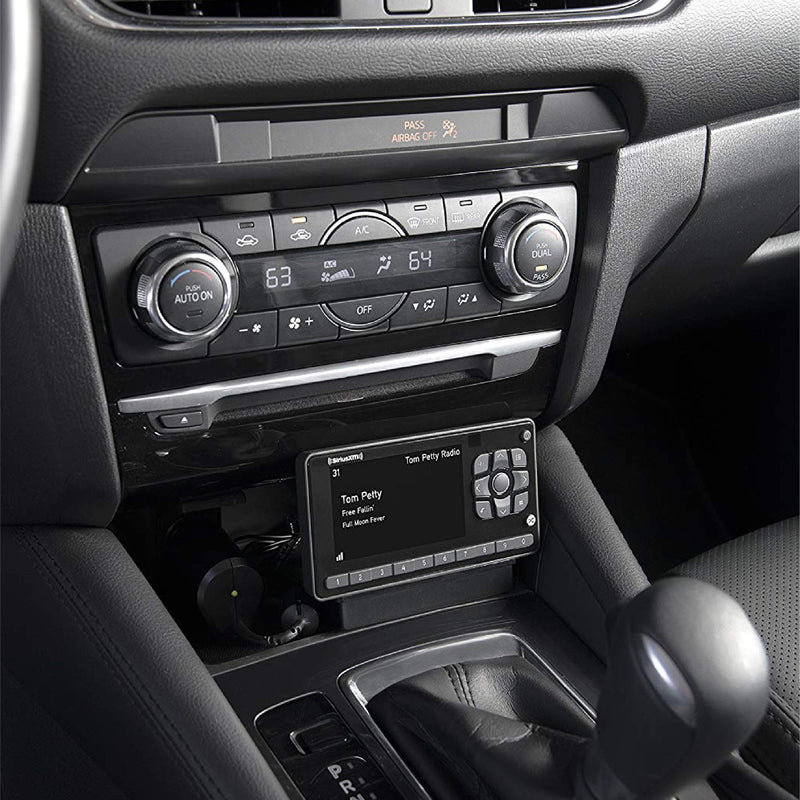 SiriusXM SXEZR1V1 Onyx EZR Satellite Radio with Vehicle Kit, Receive 3 Months Free Service with Subscription, Easy to Install – Enjoy SiriusXM in Your Car and Beyond with this Dock and Play Radio Satellite Radio + Vehicle Kit