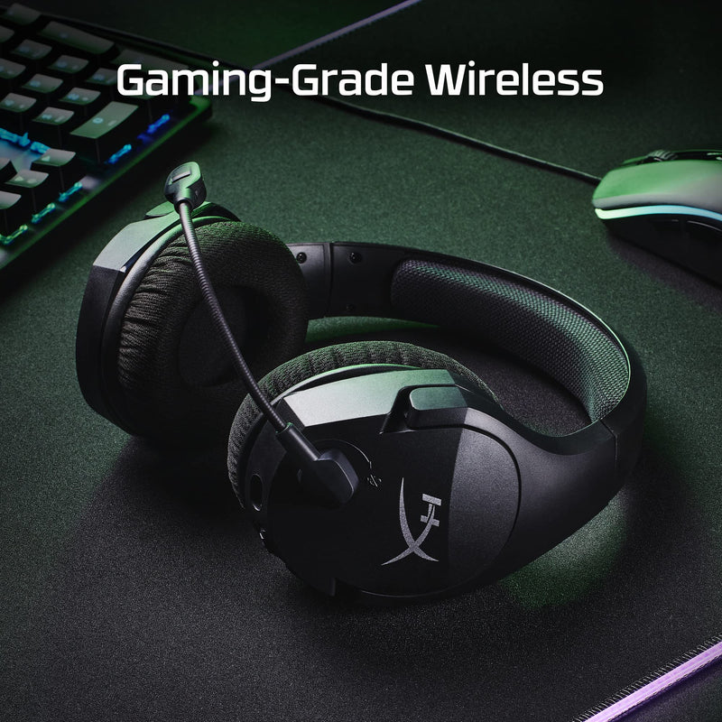HyperX Cloud Stinger Core - Wireless Gaming Headset, for PC, 7.1 Surround Sound, Noise Cancelling Microphone, Lightweight Black