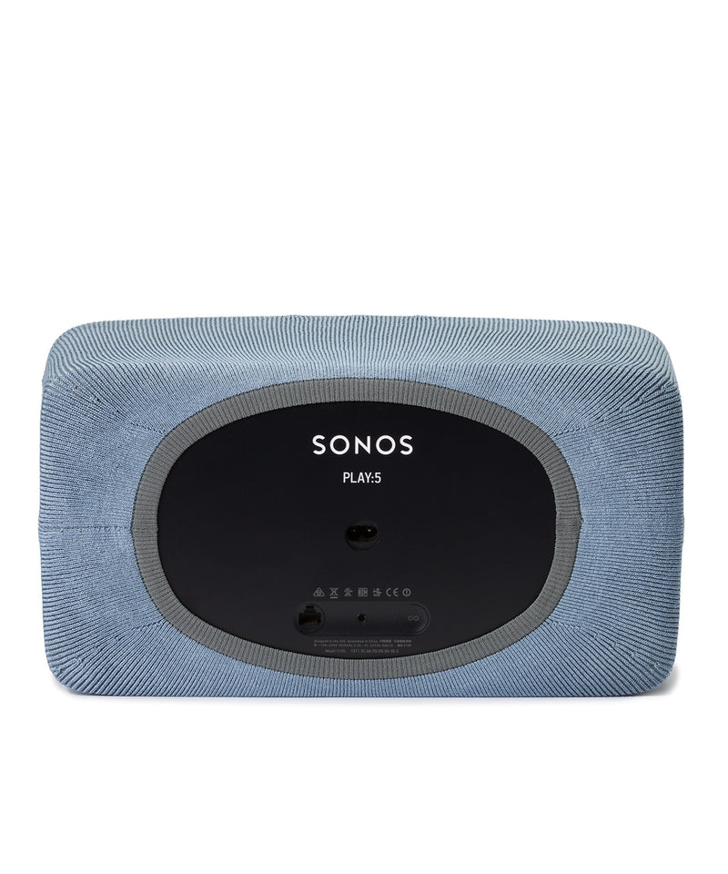 Speaker Cover for Sonos Play 5 - Stone Blue | Durable Knitted Fabric | Custom Fit & Acoustic Transparency Speaker Cover