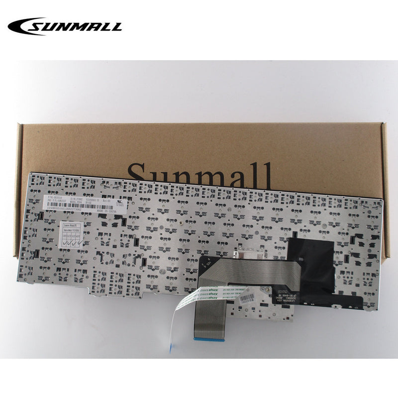 SUNMALL Laptop Keyboard Replacement for ThinkPad Edge E530 E530C E535 E545 Series Laptop 15.6 inch with The Number Keys Black US Layout No Backlight