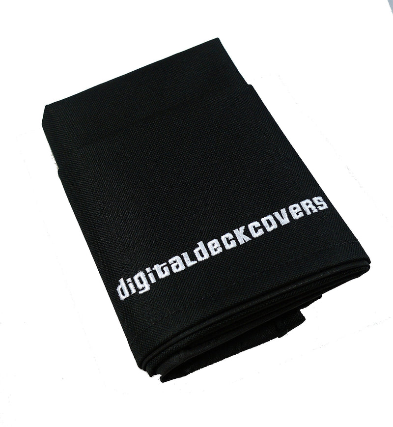 DigitalDeckCovers Dust Cover for Epson FastFoto FF-680W / DS-530 / DS-770 / DS-870 / DS-970 / ES-400W / ES-500W Scanner Protector [Antistatic, Water Resistant, Heavy Duty Fabric, Black]