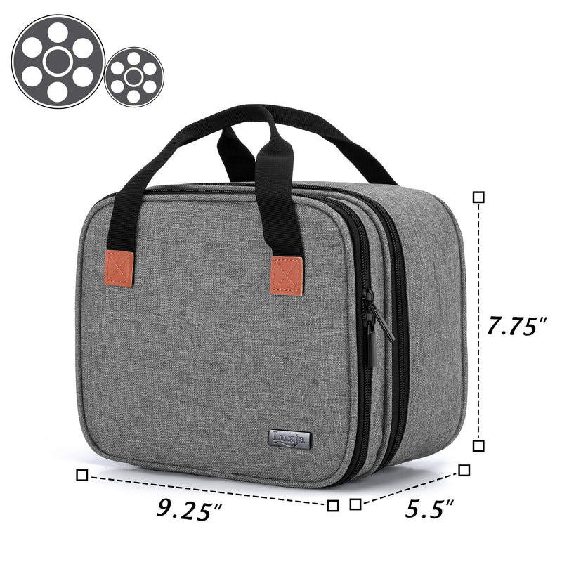 Luxja Carrying Bag for DR.J Mini Projector, Portable Case for DR.J Projector and Accessories, Gray