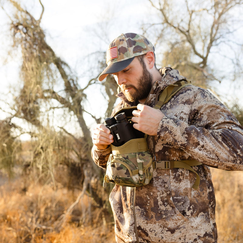 Boundless Performance Binocular Harness Chest Pack - Our Bino harness case is great for hunting, hiking, and shooting Multi
