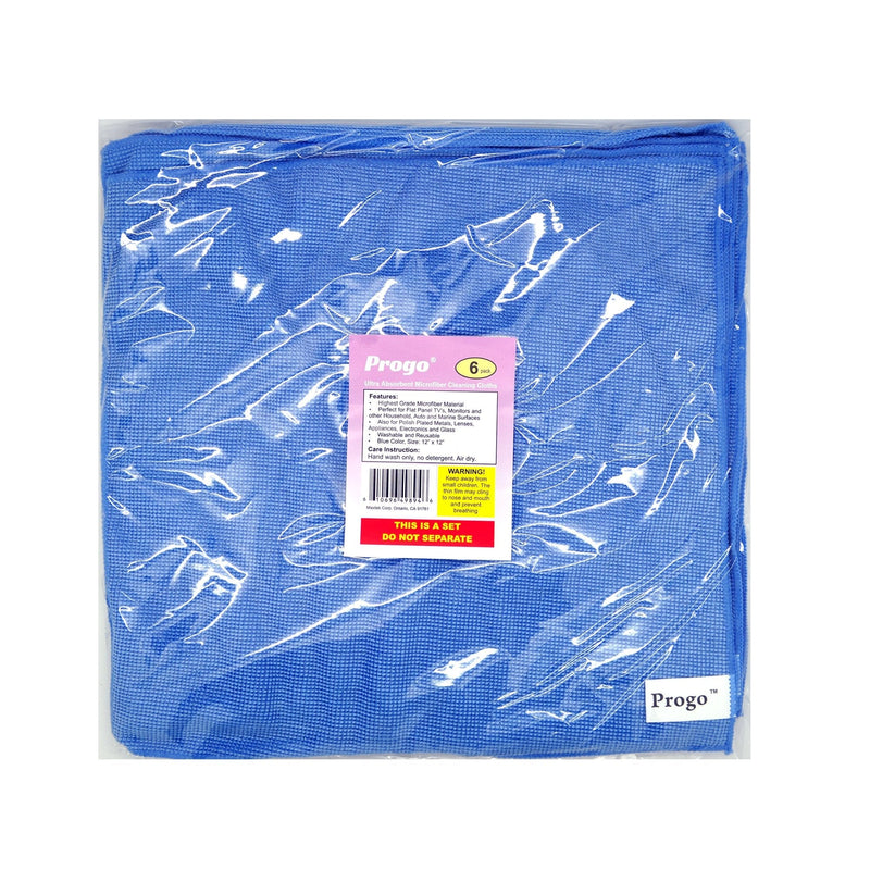 Microfiber Cleaning Cloths for LCD/LED TV, Laptop Computer Screen, iPhone, iPad and More. (6 Pack)