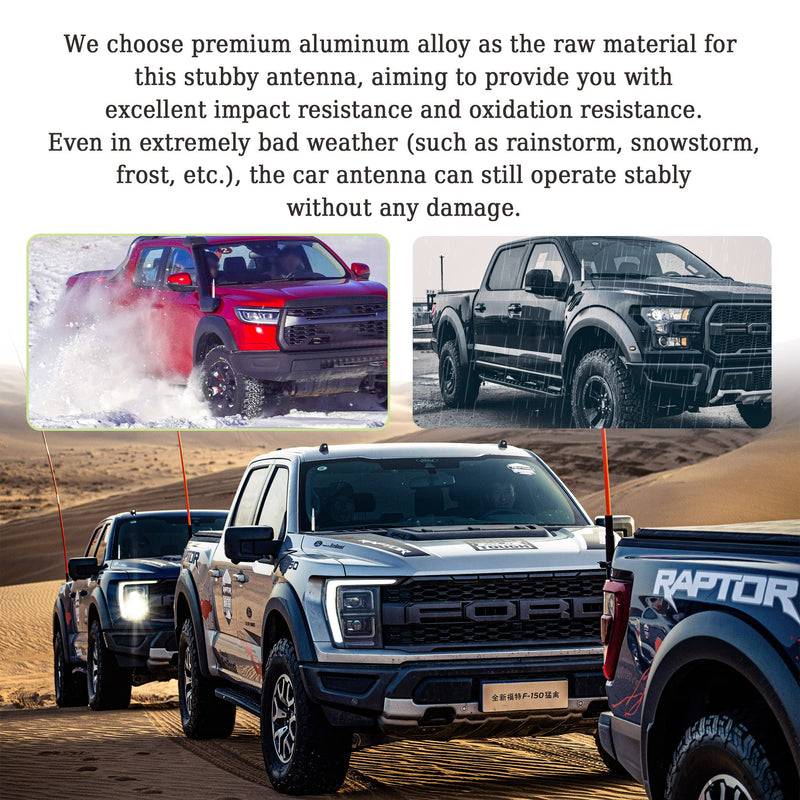 Car Bullet Antenna,Truck Exterior Decoration Accessories Car Vehicle Replacement Antenna Conpatible with Ford F150 RAM 1500 GMC Heavy Duty Pickup Trucks Accessories (New Upgrade Silver-U.S. Flag)… New Upgrade Silver-U.S. Flag