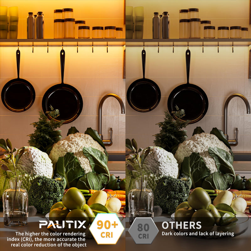 [AUSTRALIA] - PAUTIX COB LED Strip Light 20ft/6.1m 3087LEDs Warm White 2000K CRI90+ High Lumen,DC24V Flexible LED Tape for Cabinet Home DIY Lighting Projects with 1pcs COB Connector Wire(Power Supply Not Included) 2000K/20ft 