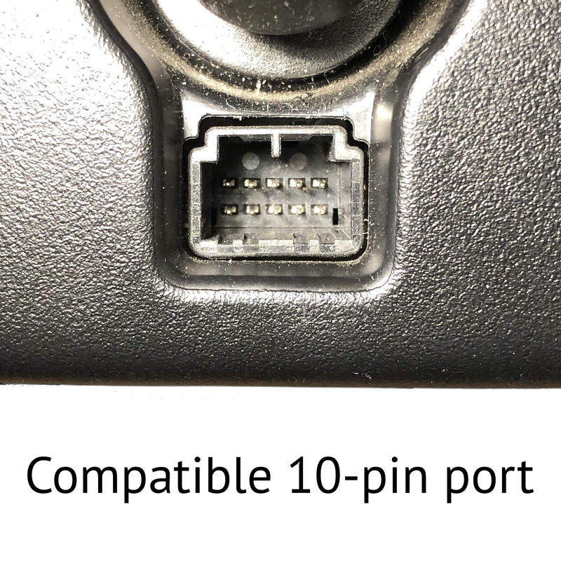 Dongar Dashcam Power Adapter (10-pin Type A) Compatible with Select Nissan, Frontier, Titan, Altima, Infiniti, Subaru, Toyota & more. Connects to Rearview Mirror, Built-In USB Power Source, EZ Install