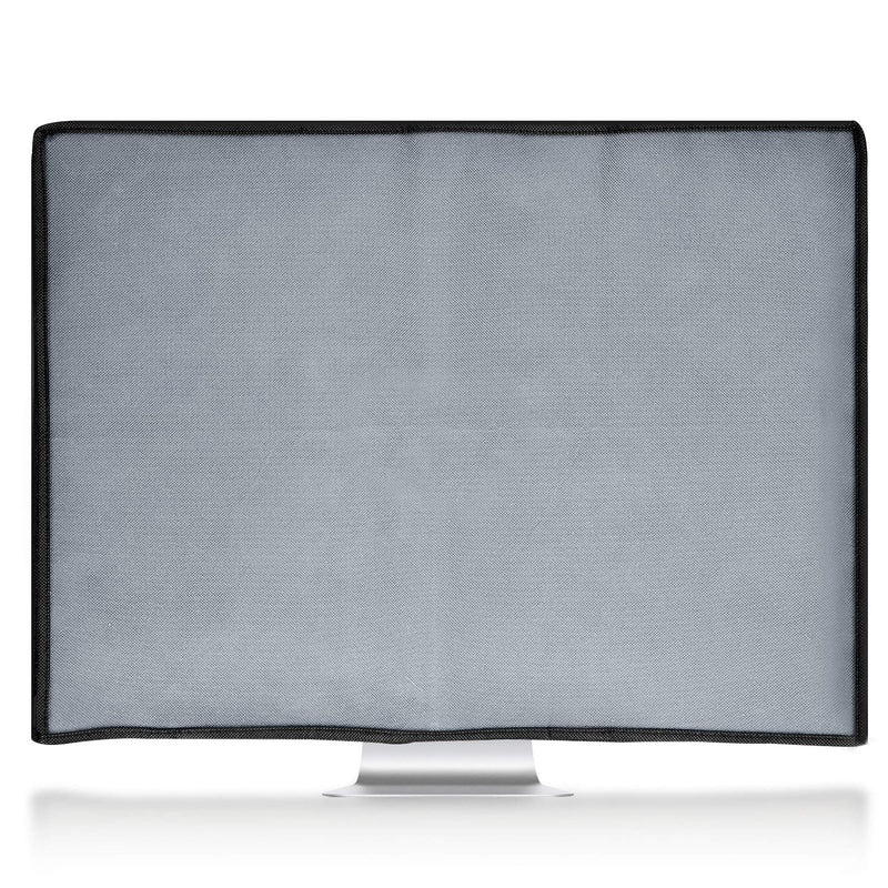 kwmobile Monitor Cover Compatible with 27-28" Monitor - Monitor Cover Dust PC Screen Protector - Light Grey