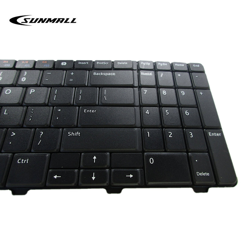 SUNMALL New Laptop Keyboard Compatible with Dell Inspiron 15R 5010 M5010 M501R N5010 09GT99 NSK-DRASW 96DJT 096DJT NSK-DRASW Series Black US Layout