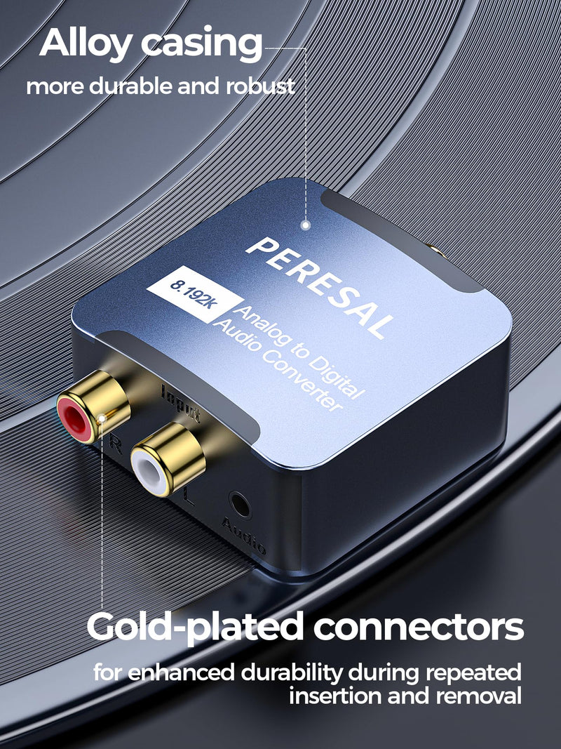 [AUSTRALIA] - Analog to Digital Audio Converter 3.5mm to SPDIF/Coaxial with Optical Cable RCA to Optical for Laptops Desktop Computers to Soundbar ＆ Amplifiers 