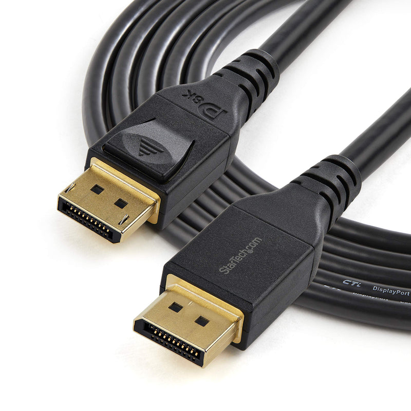 StarTech 16ft VESA Certified DisplayPort 1.4 Cable, 8K 60Hz, HDR | HBR3, Ultra HD 4K 120Hz DP 1.4 Video Cord, Male to Male, UHD Monitor Cord, 5m, DP14MM5M 16 ft