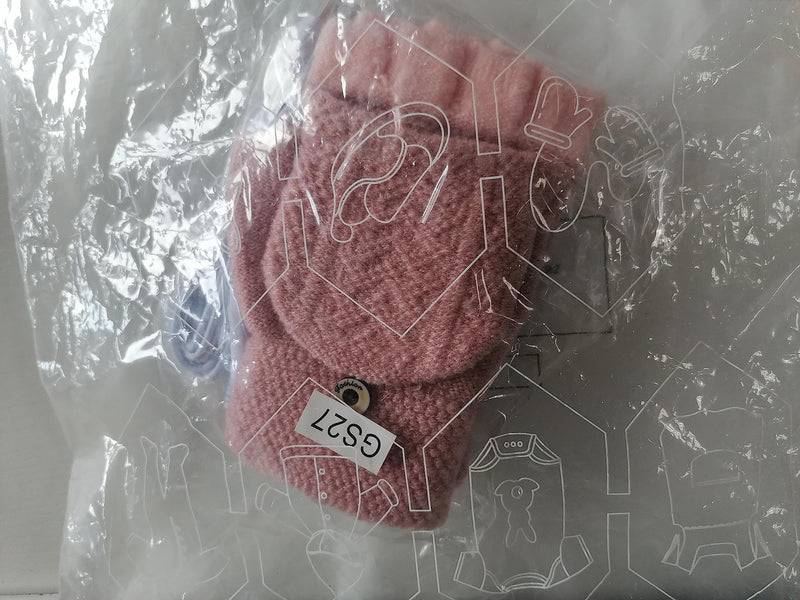 Women's & Men's USB Heated Gloves Mitten Full & Half Fingerless Winter Hands Warmer Laptop Gloves Pure Pink