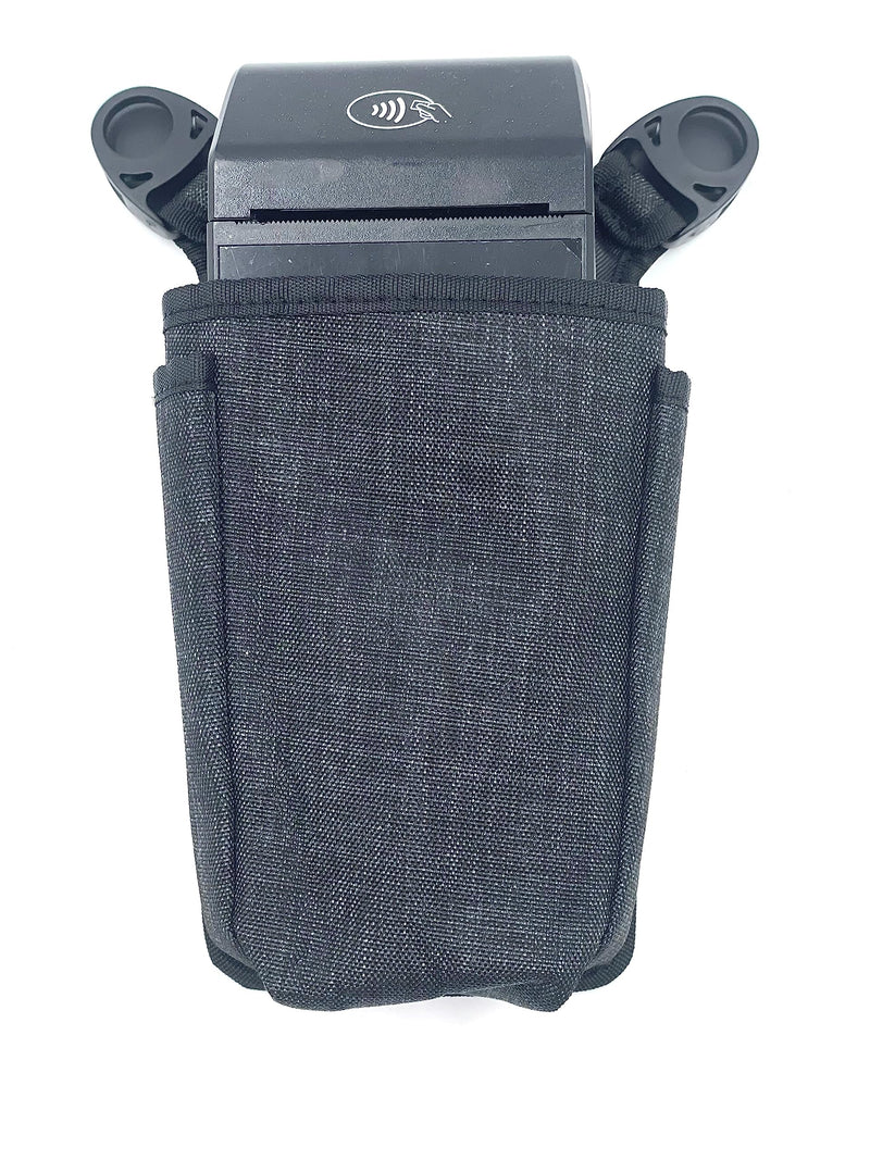 Universal Wireless Payment Pouch with Sling/Waistbelt and Rugged Metal Belt Clip