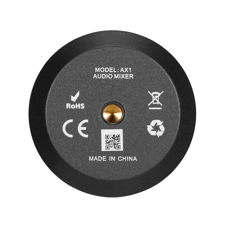 Saramonic Miniature 2-Channel 3.5mm Microphone & Audio Mixer with TRS & TRRS Output Cables for Cameras, Smartphones, Computers & More (AX1)