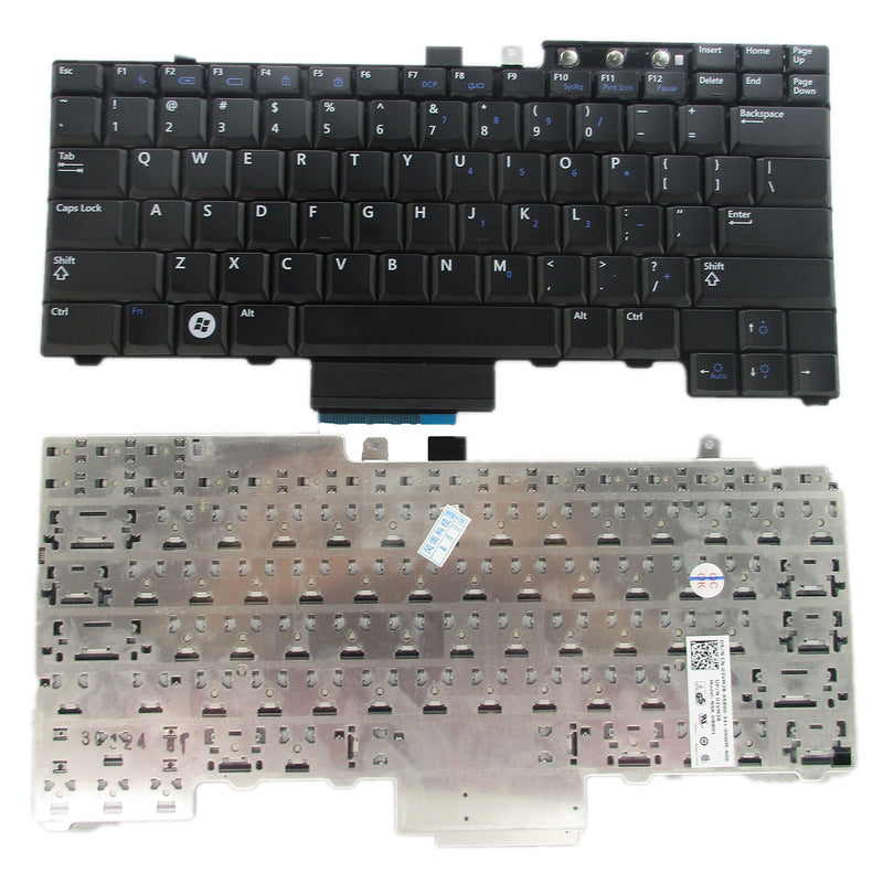 SUNMALL Laptop Keyboard Replacement (NO Pointing Stick) Compatible with Dell Latitude E5300 E5400 E5500 E5410 E5510 Series P/N: FM753 0FM753 FNGF0 0FNGF0 NSK-DBB1D US Layout