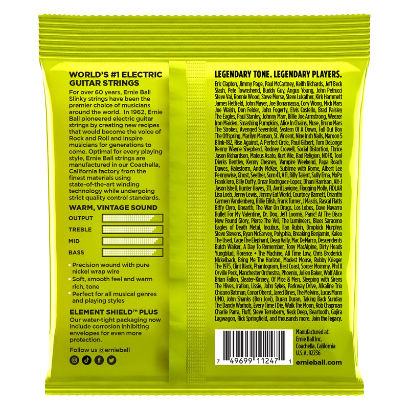 [AUSTRALIA] - Ernie Ball Regular Slinky Classic Pure Nickel Electric Guitar Strings 3-pack, 10-46 Gauge (P03251) Regular (10-46) 
