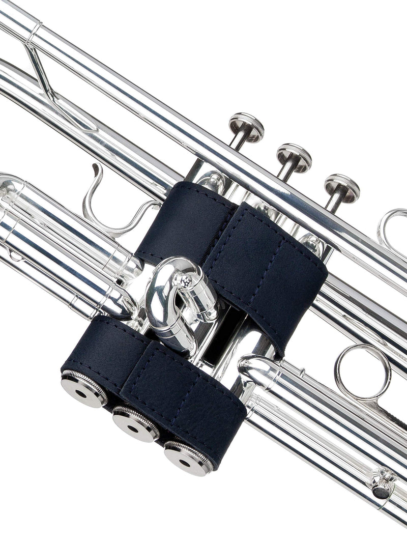 [AUSTRALIA] - Trumpet valve guard by KGUBrass is the leather trumpet valve protector made of luxurious mild and thick material; use as protection from corrosion, scratches and stains (Black) BLACK 