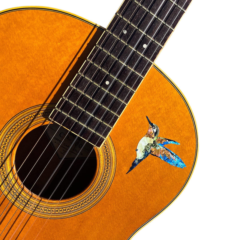 Jacamow Guitar and Bass Instrument Inlay Sticker Hummingbird