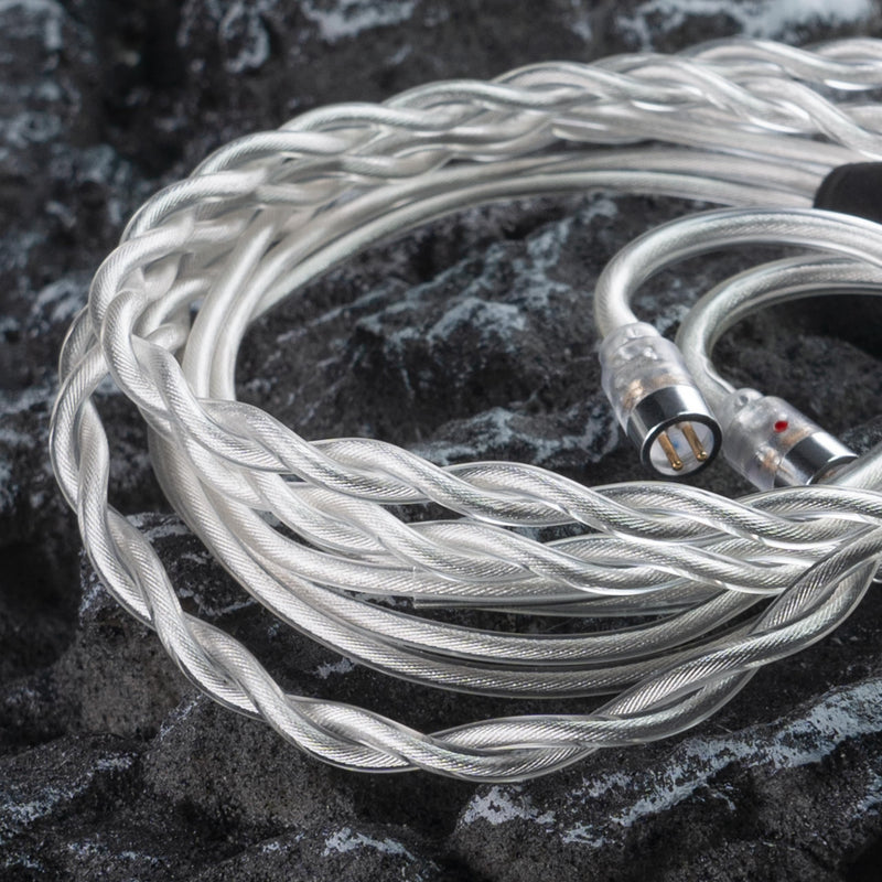 Whizzer Kylin HE01+ in-Ear Headphones Clear Sound Deep Bass PU&PEEK Hybrid Diaphragm 7N OFC Interchangeable Cable Hi-Res Certified in-Ear Monitor