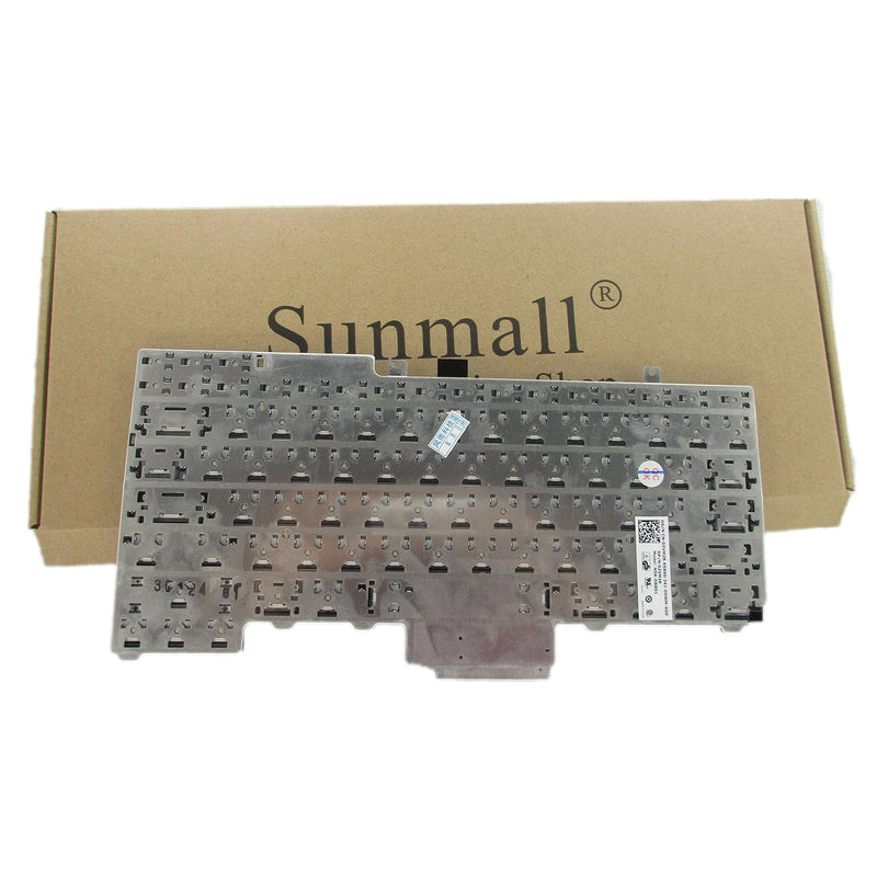 SUNMALL Laptop Keyboard Replacement (NO Pointing Stick) Compatible with Dell Latitude E5300 E5400 E5500 E5410 E5510 Series P/N: FM753 0FM753 FNGF0 0FNGF0 NSK-DBB1D US Layout
