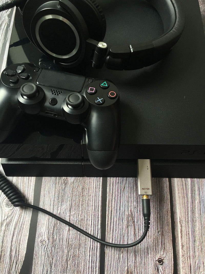 DA-02 DAC 192khz 24bit Audio Adapter with Optical Headset Output for PC PS4 Game devices - Gray