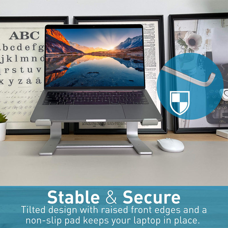 Macally Mini Keyboard and an Ergonomic Laptop Stand, Excellent MacBook Accessories