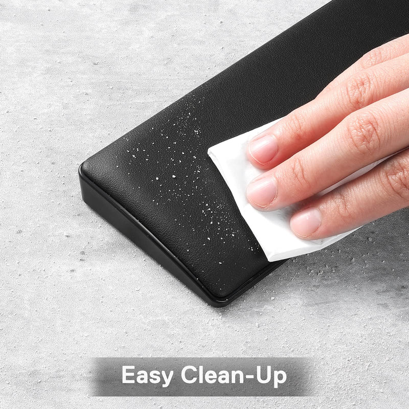 Redragon P035 Meteor S Computer Keyboard Wrist Rest Pad, Ergonomic Soft Memory Foam Wrist Support w/ Anti-Slip Rubber Base, 60% 61 Keys Compact Size 11.38 x 2.87 in, 0.78 inch (20mm) Height, Black 60% Compact