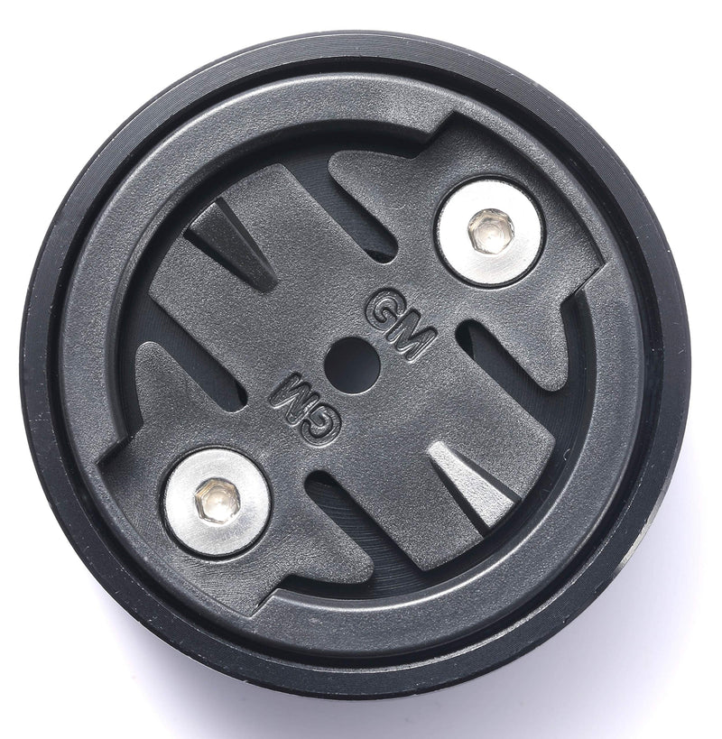 Bicycle Bike Stem Top Cap Holder Mount for Garmin or Wahoo Element Bolt Mount black-garmin