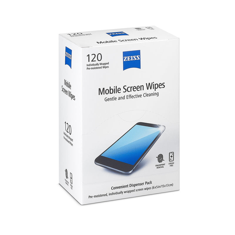 [AUSTRALIA] - ZEISS Pre-Moistened Wipes, Screen Cleaner, 120 Count 120 count Box screen wipes 