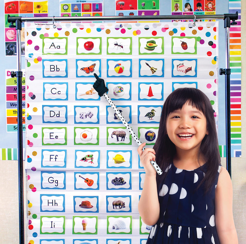 Teacher Created Resources Black Painted Dots Hand Pointer