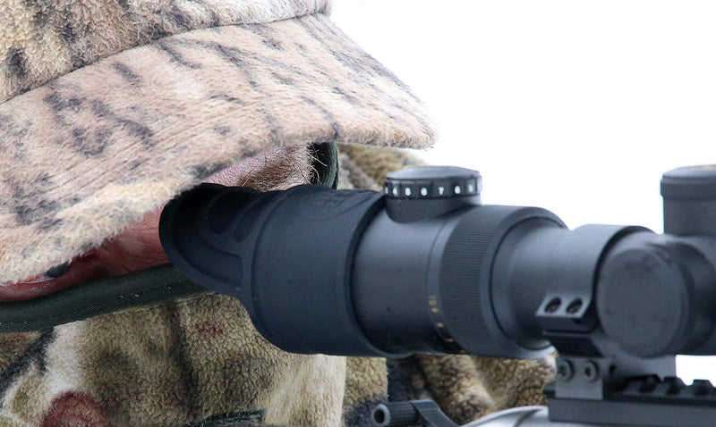 [AUSTRALIA] - Down Under Outdoors Silicone Rubber Rifle Scope Binocular Cover, Sunshade, Rain Cap, Eye Piece, Objective Lens, Spotting Optics, Tactical Flip Up Protector, 40mm 44mm 50mm 56mm 69mm, Sold Individually Medium (outside diameter 46 to 56 mm) 