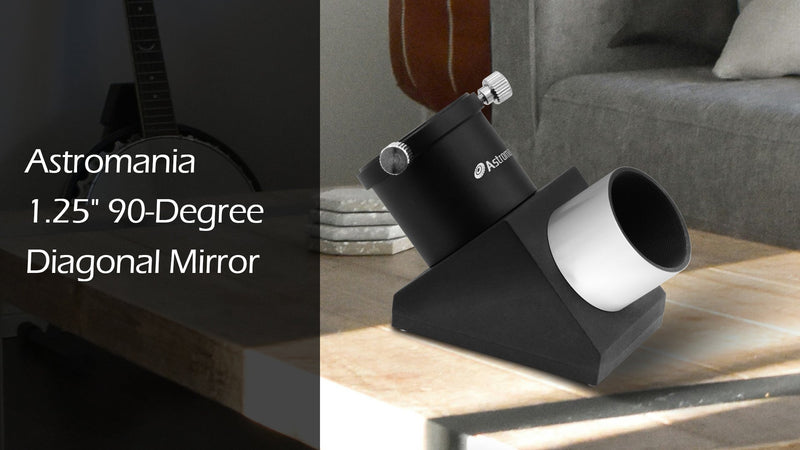 Astromania Telescope Diagonal Erect Image Diagonal Mirror 90 Degree 1.25"