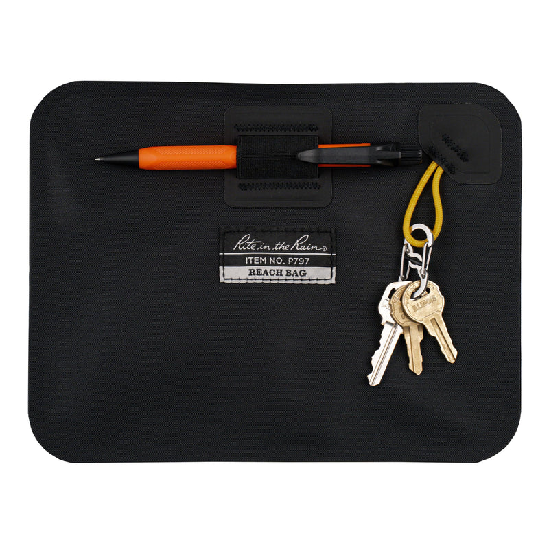 Rite in the Rain Monsoon Reach Medium Utility Bag, 9” x 7” x 3”, Touch Screen Compatible, Water tight TPU Construction Storage Bag (No. P797)