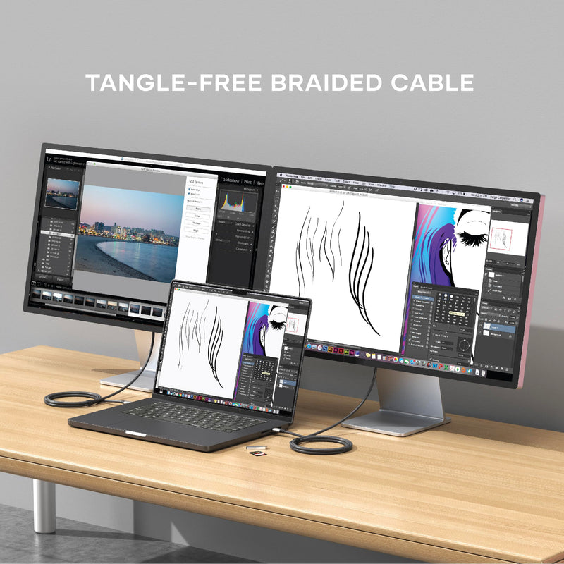 Satechi USB-C to HDMI 2.1 Cable, 8K/60Hz & 4K/120Hz | Thunderbolt 3/4 compatible, works with MacBook Air/Pro/Neo, iPad Air/Pro, iPhone 17