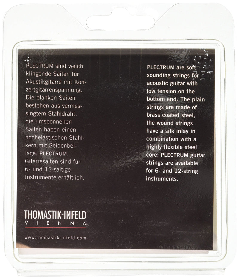 Thomastik-Infeld AC110 Acoustic Guitar Strings - Plectrum Series 6 String Set E, B, G, D, A, E Satz AC110