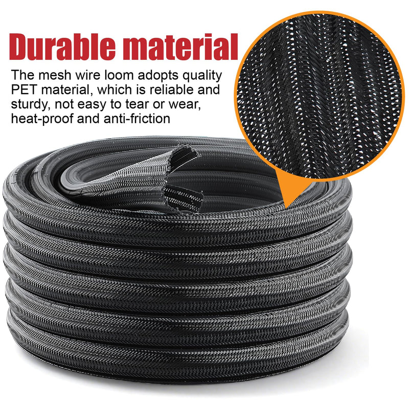 0 Gauge Big 3 Upgrade Kit,CCA Power Cable for Car Audio | 0 AWG CCA Cable with 4.3M PET Sleeve & Terminals,Fixes Voltage Drops,Stops Headlight Dimming & Boosts Amp Performance
