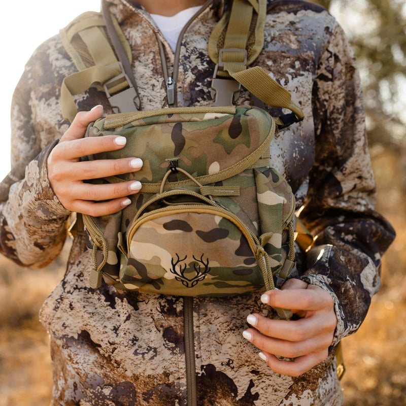 Boundless Performance Binocular Harness Chest Pack - Our Bino harness case is great for hunting, hiking, and shooting Multi