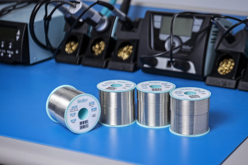 [AUSTRALIA] - Weller WSW SCN M1 (T0051404399) Lead Free Solder Wire, Dia: 0.8 mm / 0.039 in, Wt: 100 g / 3.527 oz, Alloy Sn99.3Cu0.6Ni0.05, Flux content 3.5% 