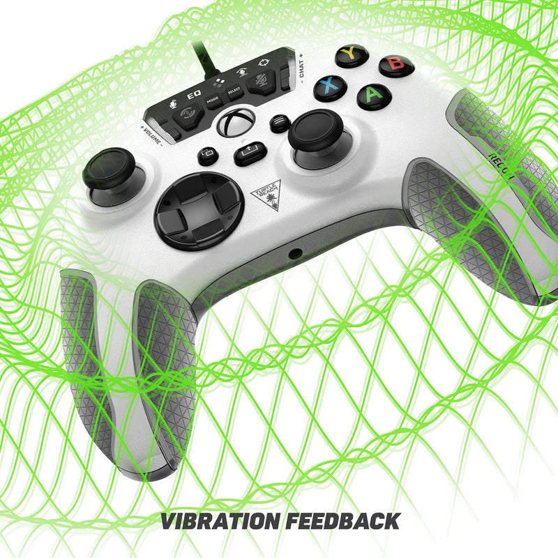 Turtle Beach Recon Controller Wired Gaming Controller for Xbox Series X & Xbox Series S, Xbox One & Windows 10 PCs Featuring Remappable Buttons, Audio Enhancements, and Superhuman Hearing - White